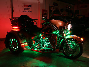 Harley Davidson Classic Lehman Renegade Trike with Vegas LED Lights Package