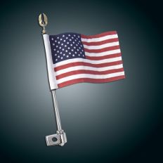 12" FLAG POLE 1/2" CLAMP W/ FLAG