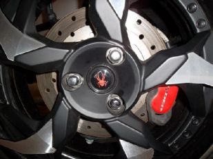 Can-AM Spyder  Front Wheel Center Cap Accent Decal Set 
