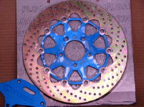 KYMCO Big Disk Brake Kit - Anodized Blue