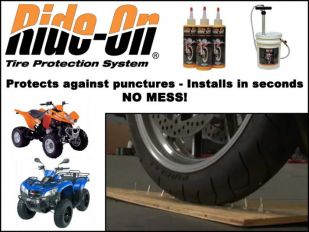 Ride-On Tire Protection System